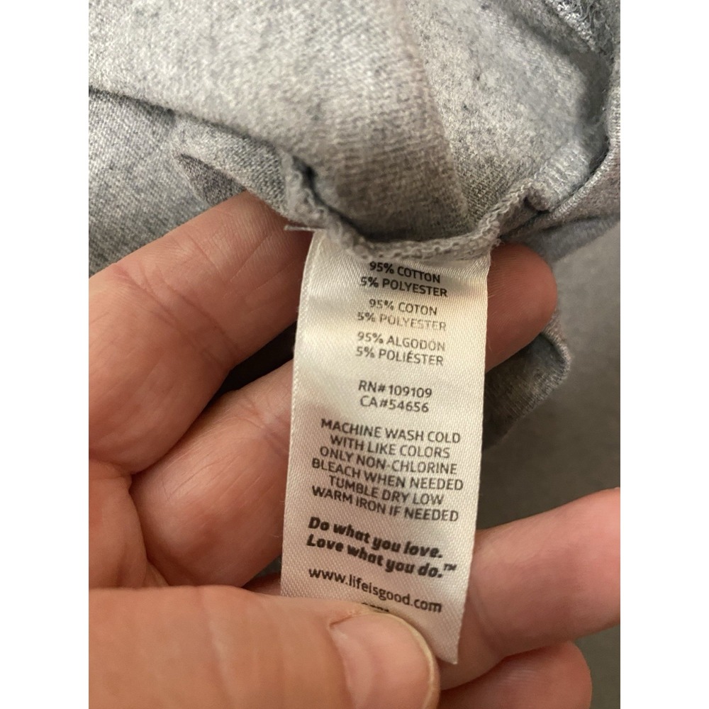 Life Is Good Classic Fit Tee Shirt "Happy Hour Stone Harbor" Unisex 2XL Gray - Picture 7 of 10